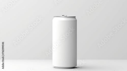 Empty white metal drink cans can be made into a clean mock up © nomesart