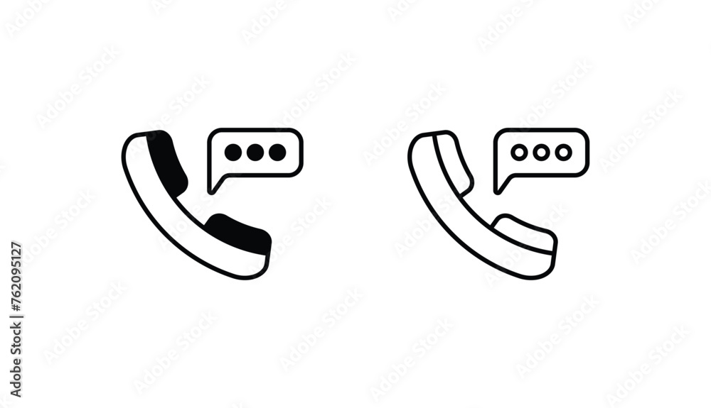 Phone Call icon design with white background stock illustration Phone Call icon design with white background stock illustration