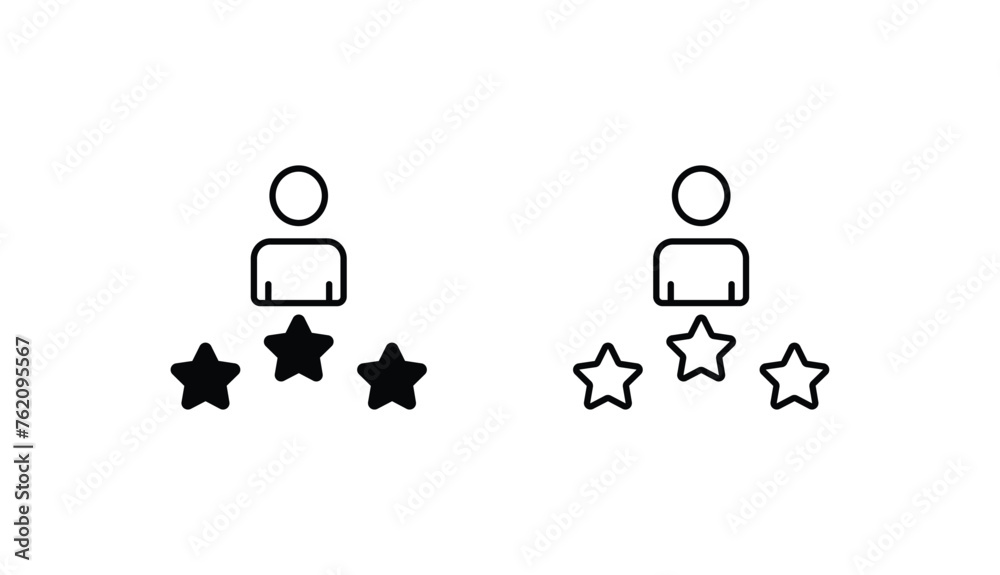 Rating icon design with white background stock illustration Rating icon design with white background stock illustration