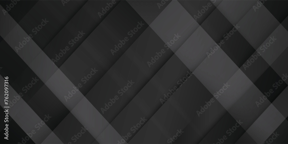Glowing gray black abstract background paper and layer elements vector for presentation. Suitable for businesses, companies, institutions, seminars and talks - obrazy, fototapety, plakaty 