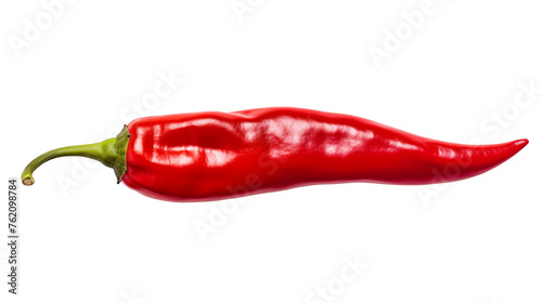 red hot chili peppers isolated on transparent background