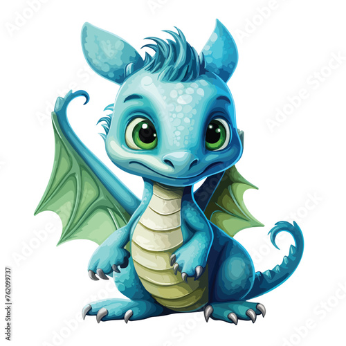 Fantasy Baby Dragon Clipart 