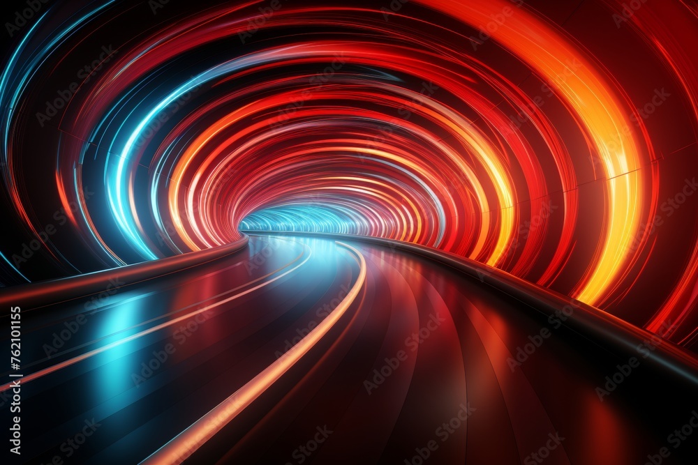 Abstract red grid tunnel or cosmic wormhole 3d portal funnel-shaped spiral technology Abstract red grid tunnel or cosmic wormhole 3d portal funnel-shaped spiral technology