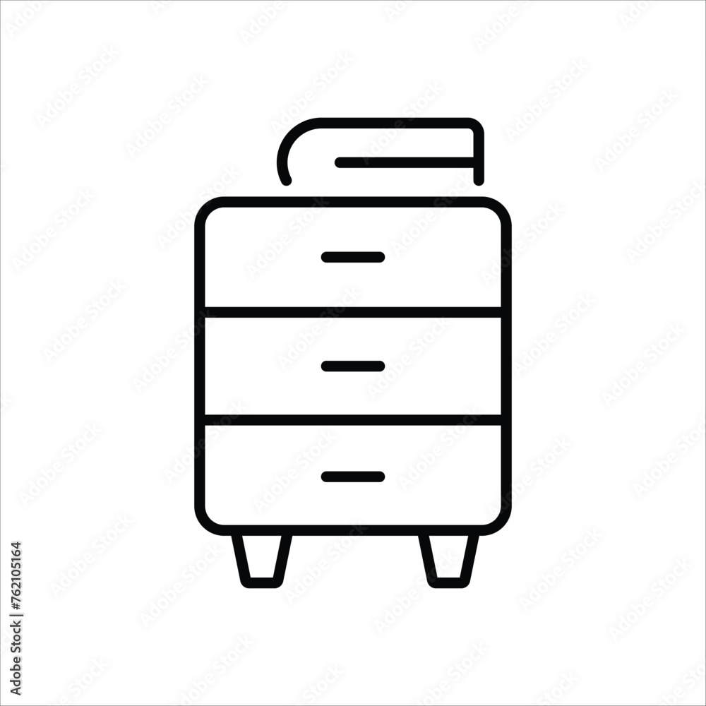 Drawers icon editable stock vector stock Drawers icon editable stock vector stock