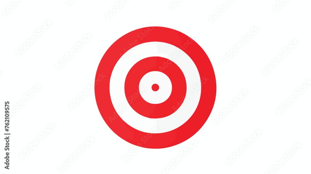 Target icon logo design vector template flat vector
