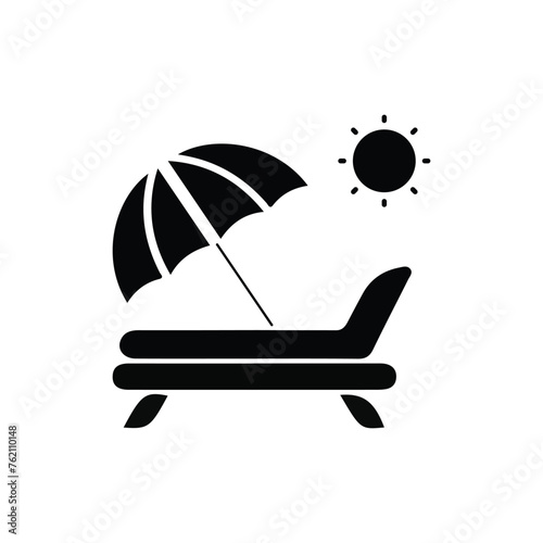 sun lounger icon