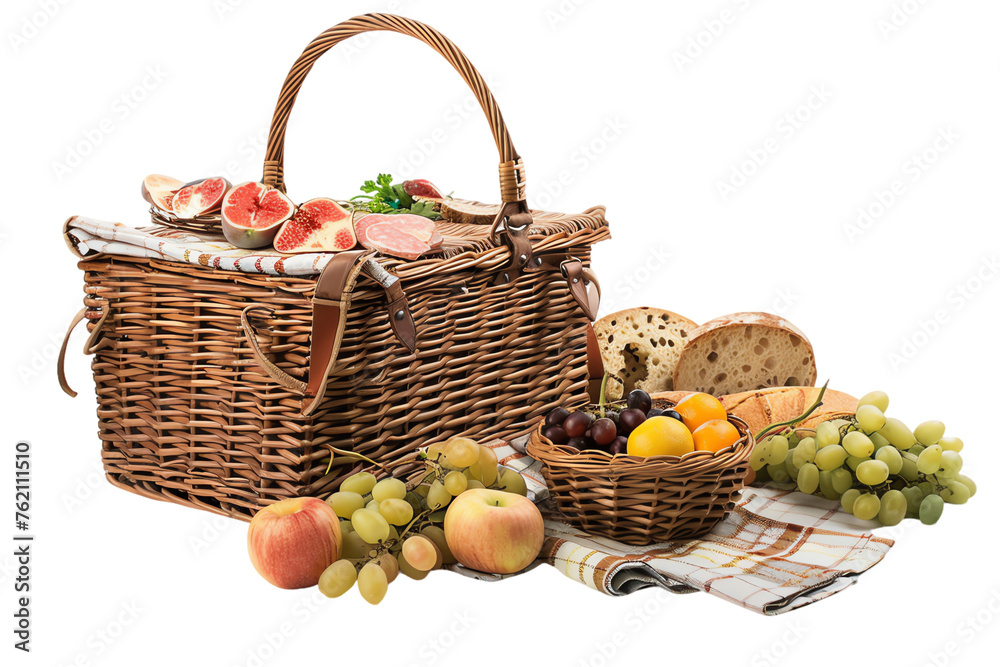 basket with fruits and vegetables basket with fruits and vegetables