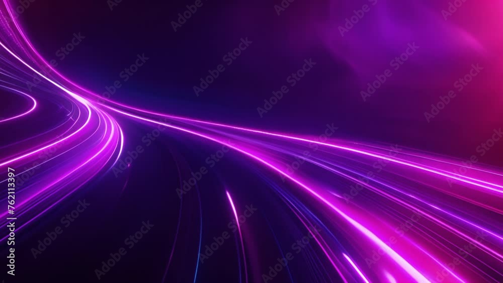 Futuristic technology abstract background with lines for network, speed. Abstract purple and blue neon lights into digital technology tunnel Futuristic technology abstract background with lines for network, speed. Abstract purple and blue neon lights into digital technology tunnel