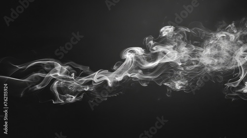 Movement of white smoke abstract background,abstarct smoke swirls in black and white colour,White smoke abstract on black background. fire design