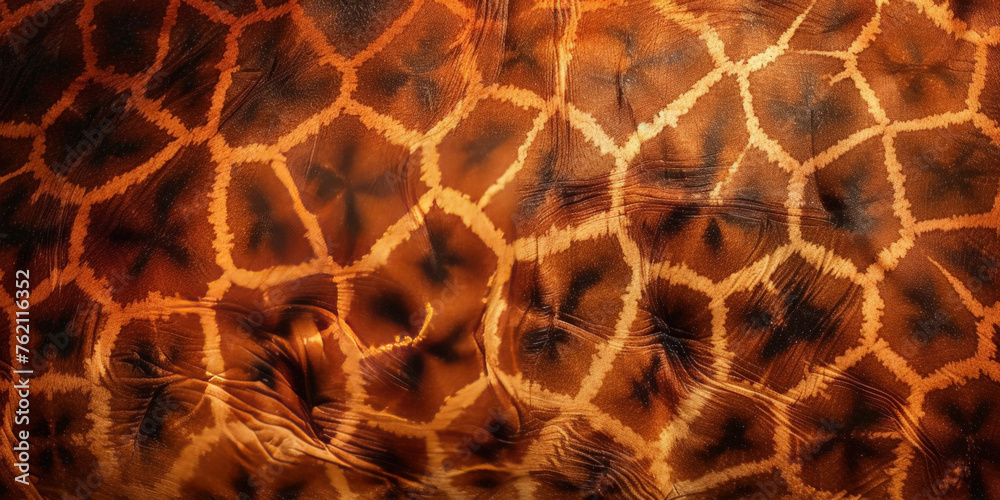 A detailed texture of giraffe skin background
