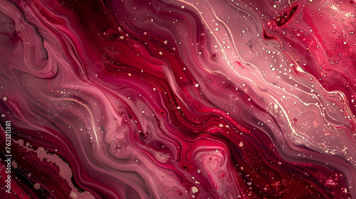 Mars nuances waves abstract background, textured, red marbles, ink liquid modern abstract background