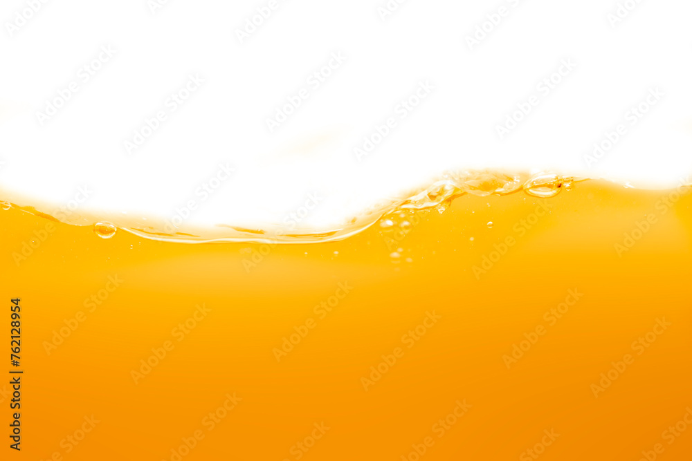 Close up bright orange juice texture for health and nature waves Close up bright orange juice texture for health and nature waves