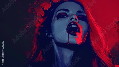 vampires, female vampires, gothic background, halloween image