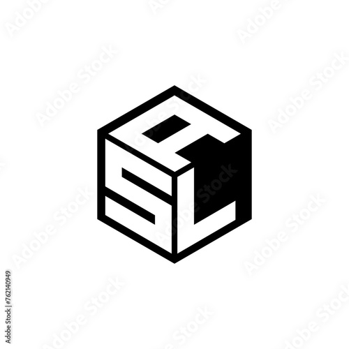 SLA letter logo design in illustration. Vector logo, calligraphy designs for logo, Poster, Invitation, etc.