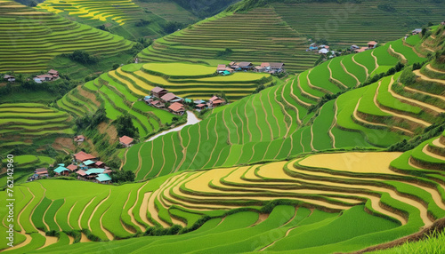 Breathtaking Terraced Rice Fields in Mu Cang Chai, Vietnam