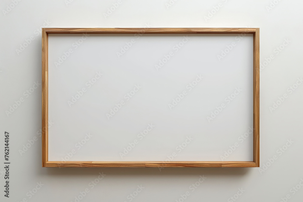 wood oak frame on white background wood oak frame on white background
