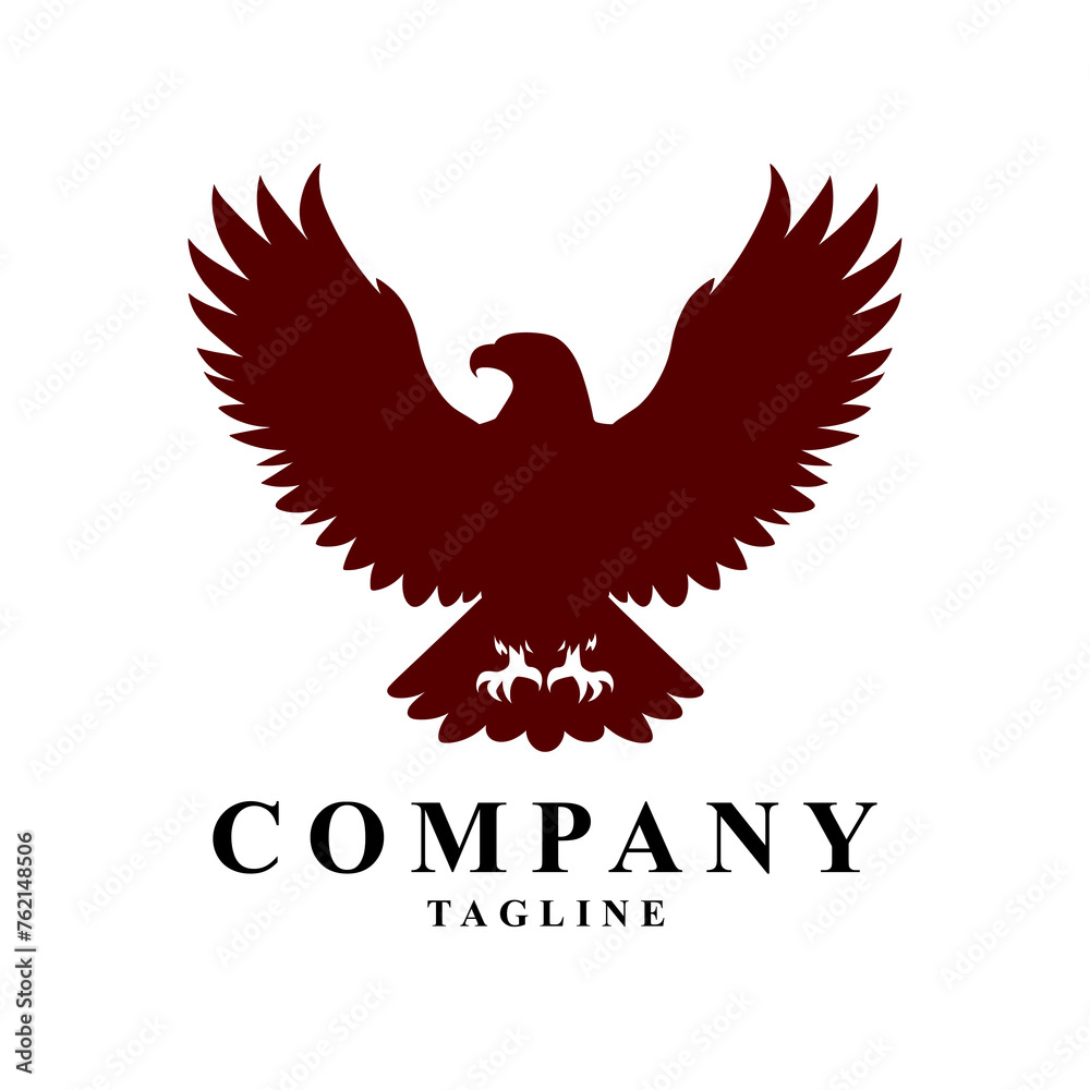 Fototapeta premium Bird logo: Represents freedom, agility, and grace, symbolizing versatility and aspiration