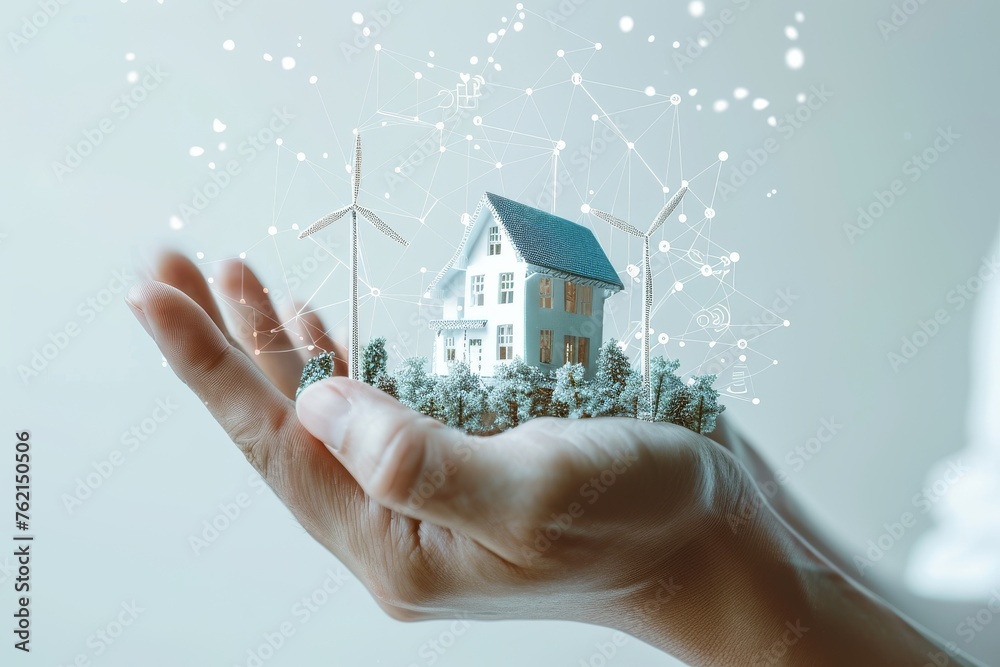 Optimizing Home Efficiency: The Crucial Role of Smart Sensors and Predictive Maintenance in Modern Homes - obrazy, fototapety, plakaty 