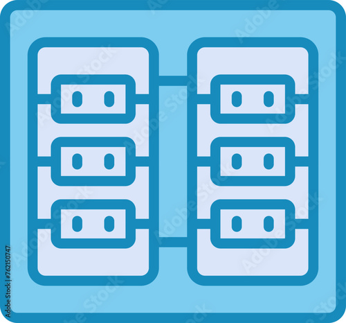 Server Room Vector Icon