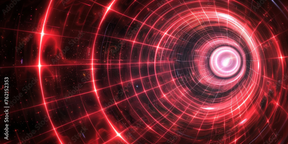 3d green glowing grid tunnel with black hole, Cosmic wormhole. Abstract green grid tunnel banner 3d green glowing grid tunnel with black hole, Cosmic wormhole. Abstract green grid tunnel banner