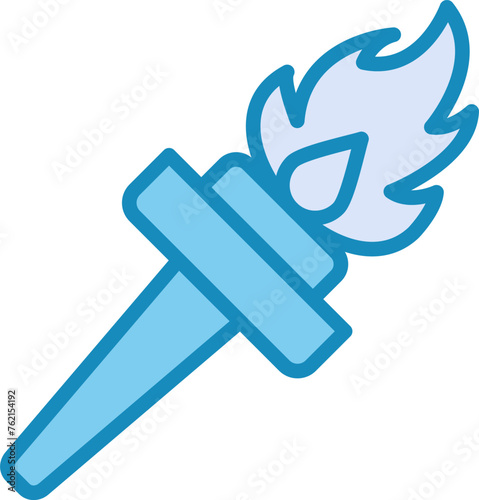 Torch Vector Icon