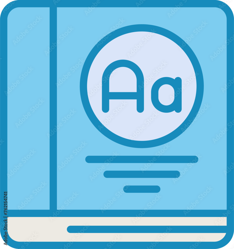 Dictionary Vector Icon Dictionary Vector Icon
