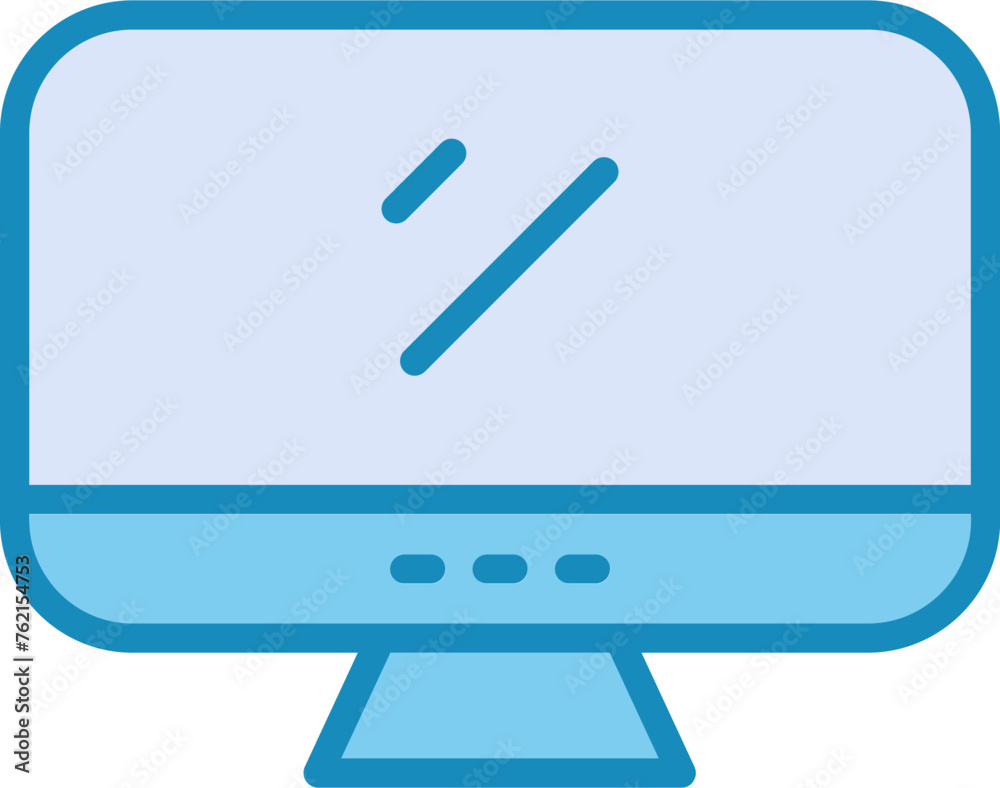 Monitor Vector Icon Monitor Vector Icon