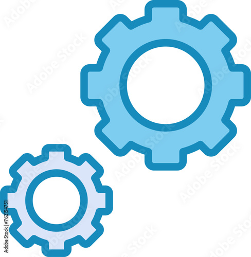 Gears Vector Icon