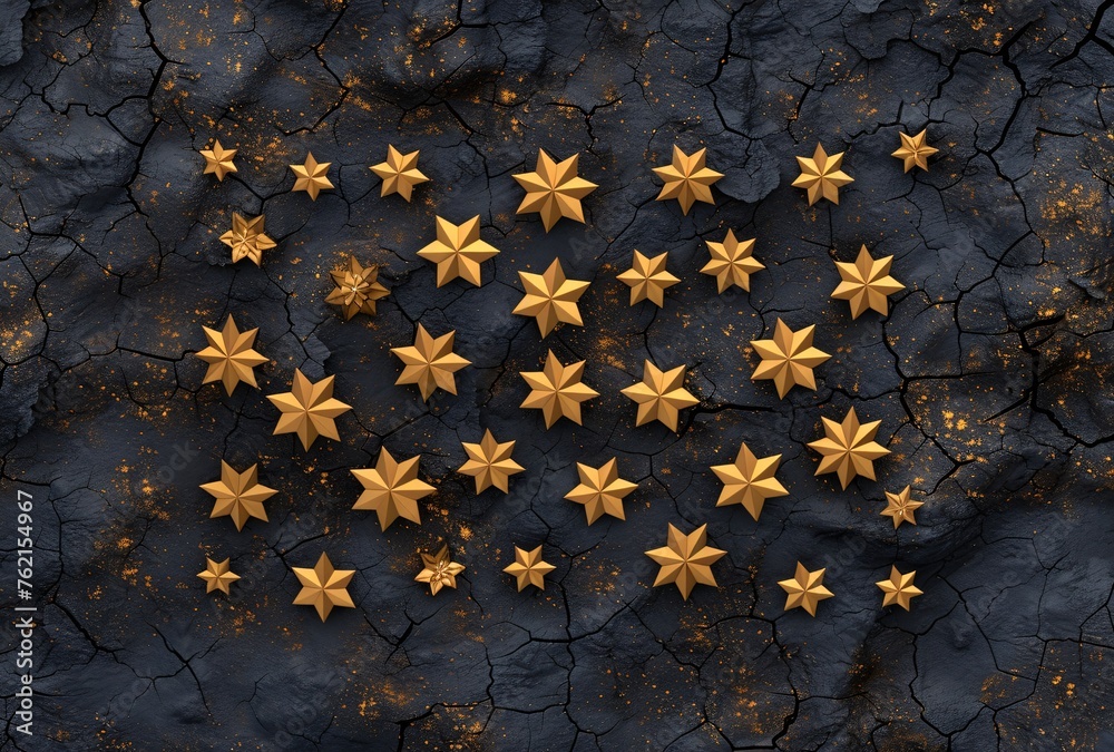 golden stars on dark background golden stars on dark background