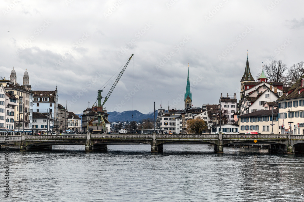 Zurich City Skyline