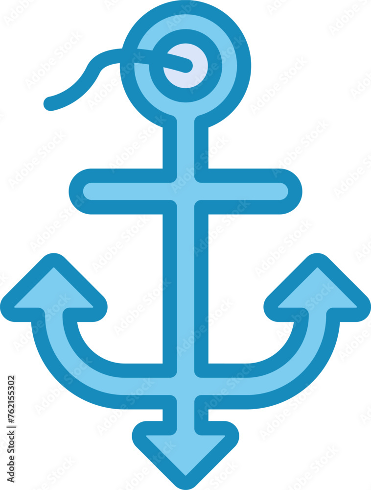 Fototapeta premium Anchor Vector Icon
