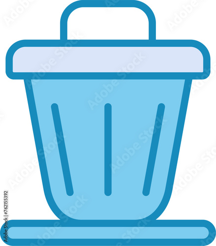 Trash bin Vector Icon
