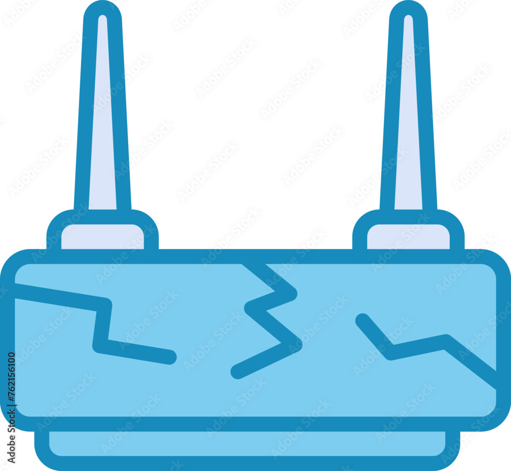 Router Device Vector Icon Router Device Vector Icon