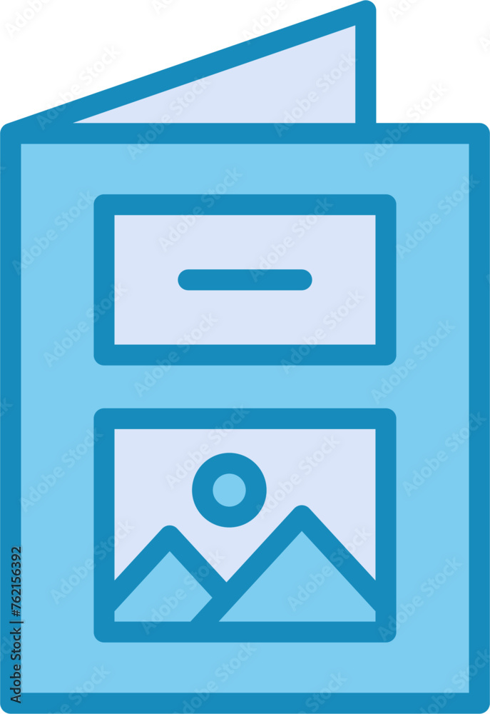 Brochure Vector Icon Brochure Vector Icon