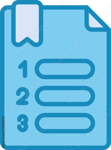 Numbered Vector Icon