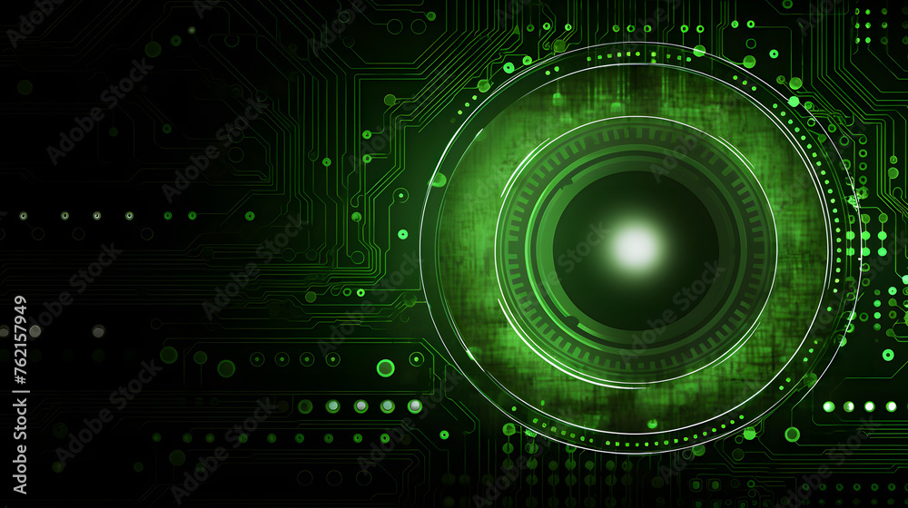 green tech background