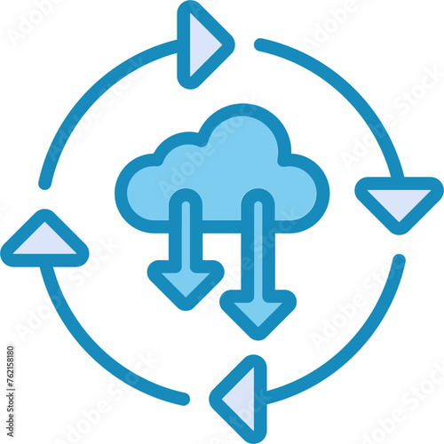 Continuous Deployment Vector Icon