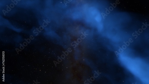 nebula gas cloud in deep outer space 