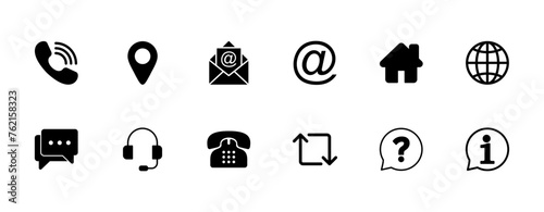 Contact us icon vector isolated on white background. business card contact information icon. web icon vector.