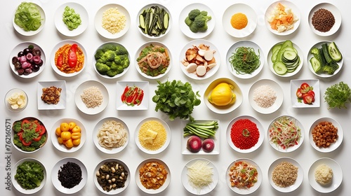 variety of vegetables and spices ready for cooking, offering a diverse range of ingredients to prepare flavorful dishes. 