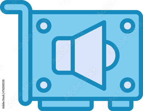 Sound Card Vector Icon