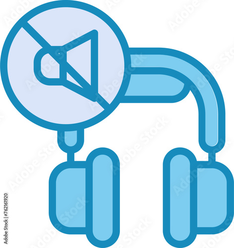 Noise-Canceling Headphones Vector Icon photo