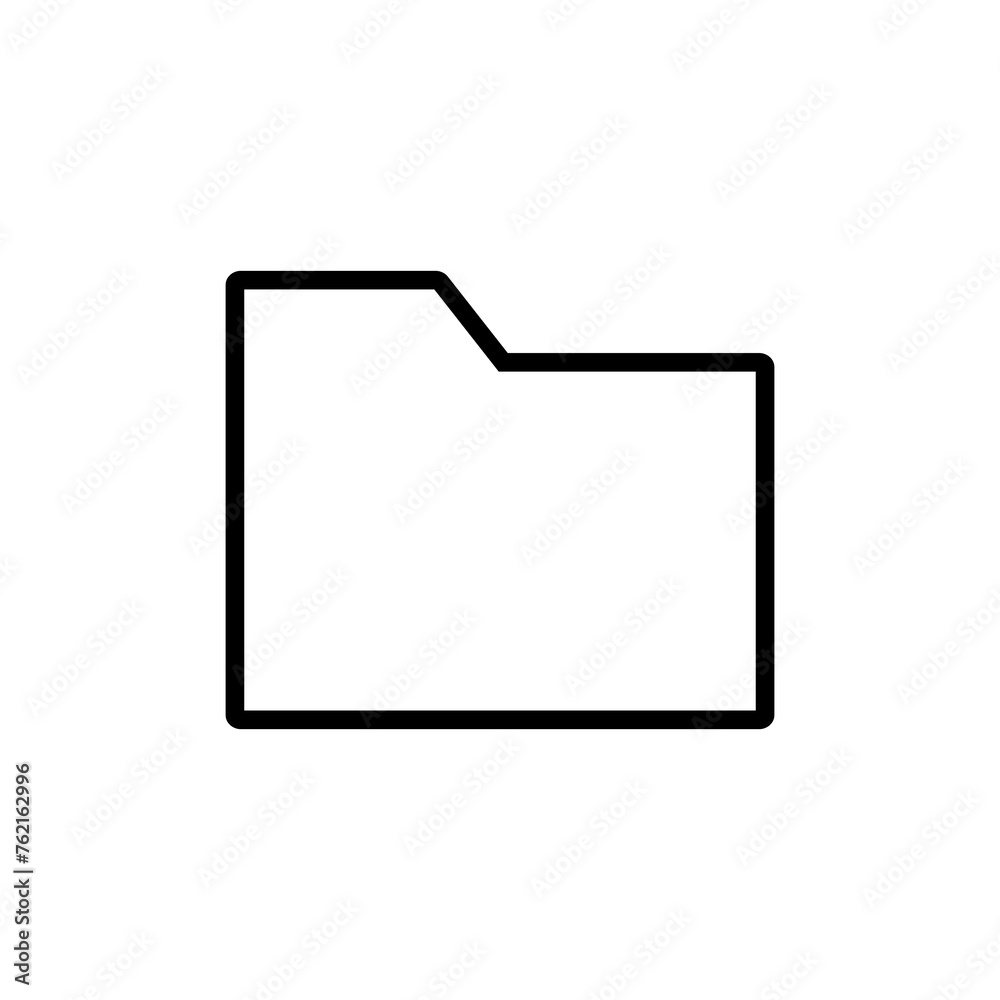 Folder Icon vector isolated on white background. Folder and documents Icon. icon archive Folder Icon vector isolated on white background. Folder and documents Icon. icon archive