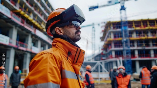 Augmented reality helmets for construction teams, viewing BIM models in the field.