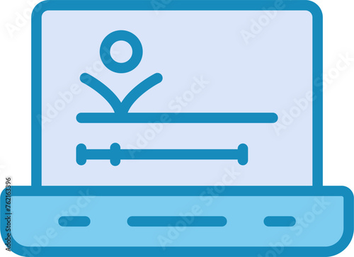 Motion Graphic Vector Icon