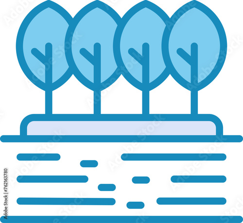 Lake Vector Icon