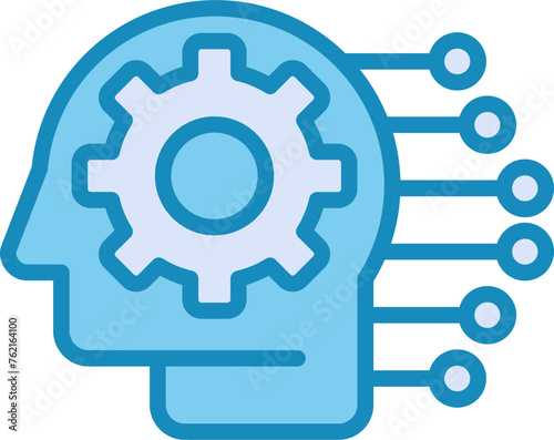 Machine Learning Vector Icon