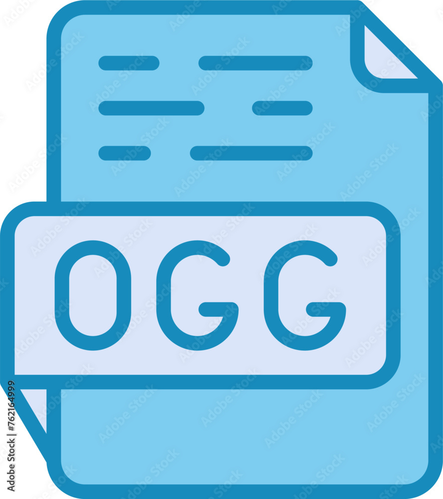OGG Vector Icon OGG Vector Icon