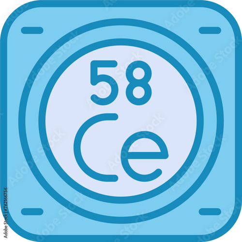Chemical Element Vector Icon