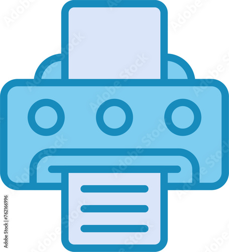 Document Print Vector Icon